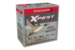 Winchester Ammunition Xpert HI-Velocity, Steel, 12 Gauge, 2.75", #2, 1.06 oz., Steel Shot, Lead Free, 25 Round Box WEX122
