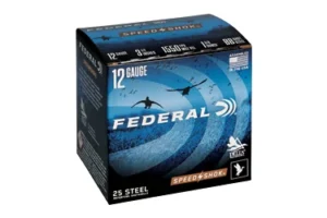 Federal Speed-Shok, Lead Free, 12 Gauge 3.5", #BB, 1 3/8 oz, Steel Shot, 25 Round Case, California Certified Nonlead Ammunition WF133 BB
