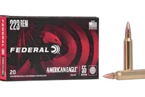 Federal American Eagle, 223REM, 55 Grain, Full Metal Jacket, 20 Round Box AE223