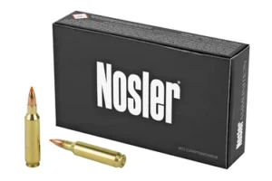 Nosler Trophy, 22 Nosler, Lead Free, 55 Grain, Ballistic Tip, 20 Round Box, California Certified Nonlead Ammunition 61030