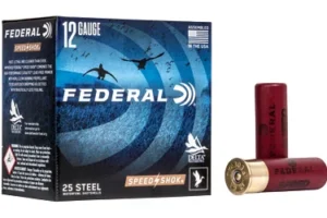 Federal Speed-Shok, Lead Free, 12 Gauge 3", #2, 1 1/4 oz, Steel Shot, 25 Round Box, California Certified Nonlead Ammunition WF142 2