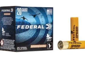 Federal Speed-Shok, Lead Free, 20 Gauge 3", #3, 7/8 oz, Steel Shot, 25 Round Box, California Certified Nonlead Ammunition WF209 3