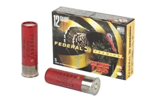 Federal Heavyweight TSS with Flightcontrol Flex, Lead Free, 12 Gauge 3", #9 Shot, 1 3/4oz, TSS, 5 Round Box, California Certified Nonlead Ammunition PTSSX193F9