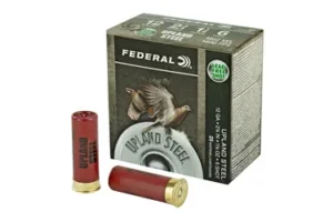 Federal Field & Range Steel, Lead Free, 12 Gauge, 2.75", #6, 1 1/8 oz, Steel Shot, 25 Round Box, California Certified Nonlead Ammunition USH126