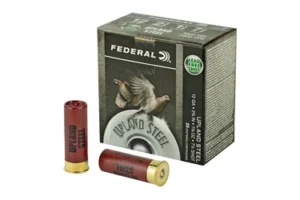 Federal Upland Steel, Lead Free, 12 Gauge 2.75", #7.5, 1 1/8 oz, Steel Shot, 25 Round Box, California Certified Nonlead Ammunition USH1275