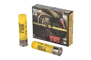 Federal Heavyweight TSS with Flightcontrol Flex, Lead Free, 20 Gauge 3", 7/9 Combo, 1 5/8oz, 5 Round Box, California Certified Nonlead Ammunition PTSSX295F 79