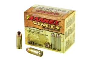Barnes VOR-TX, 10MM, 155 Grain, XPB, Jacketed Hollow Point, Lead Free, 20 Round Box, California Certified Nonlead Ammunition 31180