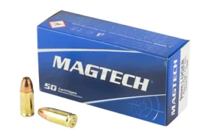 Magtech Sport Shooting, 9MM, 115 Grain, Jacketed Hollow Point, 50 Round Box 9C