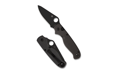 SPYDERCO BUTTONUP CF PE 3.27" BLK