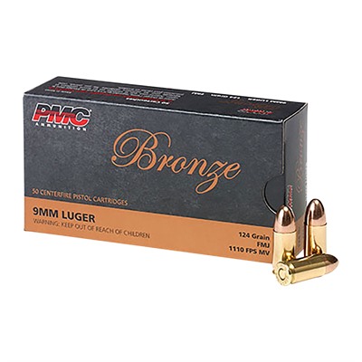 9MM LUGER 124GR FULL METAL JACKET 50/BOX