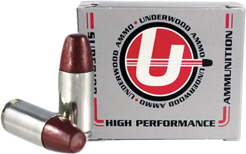 UNDERWOOD 9MM +P 147GR HARD - CAST LEAD-FN 20RD 10BX/CS