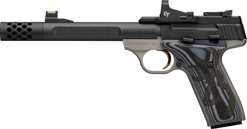 BROWNING BUCK MARK PLUS 22LR - 5.9" W/CT RED DOT THREADED - Image 2