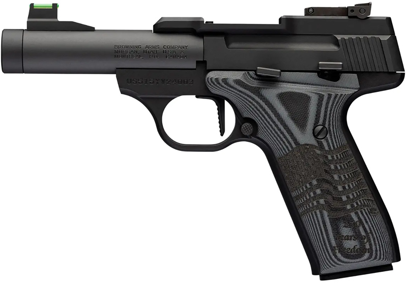 BROWNING BUCK MARK BLACK LABEL - 22LR 4" 250TH BLACK SR RMSC - Image 2