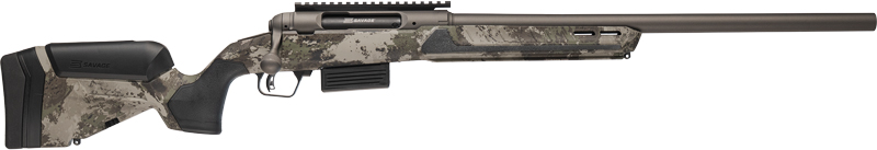 SAVAGE 220 HARVESTER 20GA 22" - W/RAIL BLK/WOODLAND ACCUFIT V2