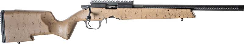 CHRISTENSEN RANGER 17HMR 18" - CF BBL/STOCK TAN W/BLACK WEB