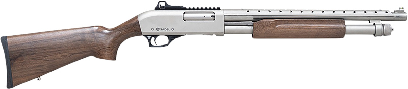 CITADEL MARINER 20GA 3" 18.5" - 5RD ADJ SIGHT WOOD & NICKEL