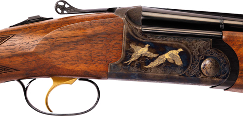 FAIR SLX602 20GA 28" CASE - COLOR GOLD BIRDS PISTOL GRIP - Image 2