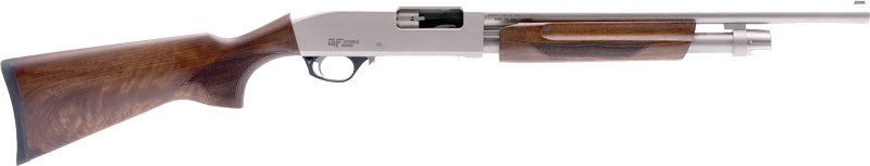 GFORCE ARMS PUMPERNICKEL GFP3 - 12GA 18.5" 5RD NICKEL/WALNUT