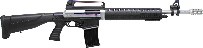 IVER JOHNSON STRYKER 12GA 3" - 20" 5RD NICKEL BLACK