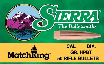 SIERRA BULLETS 6.5MM .264 - 123GR HP-BT MATCH 100CT