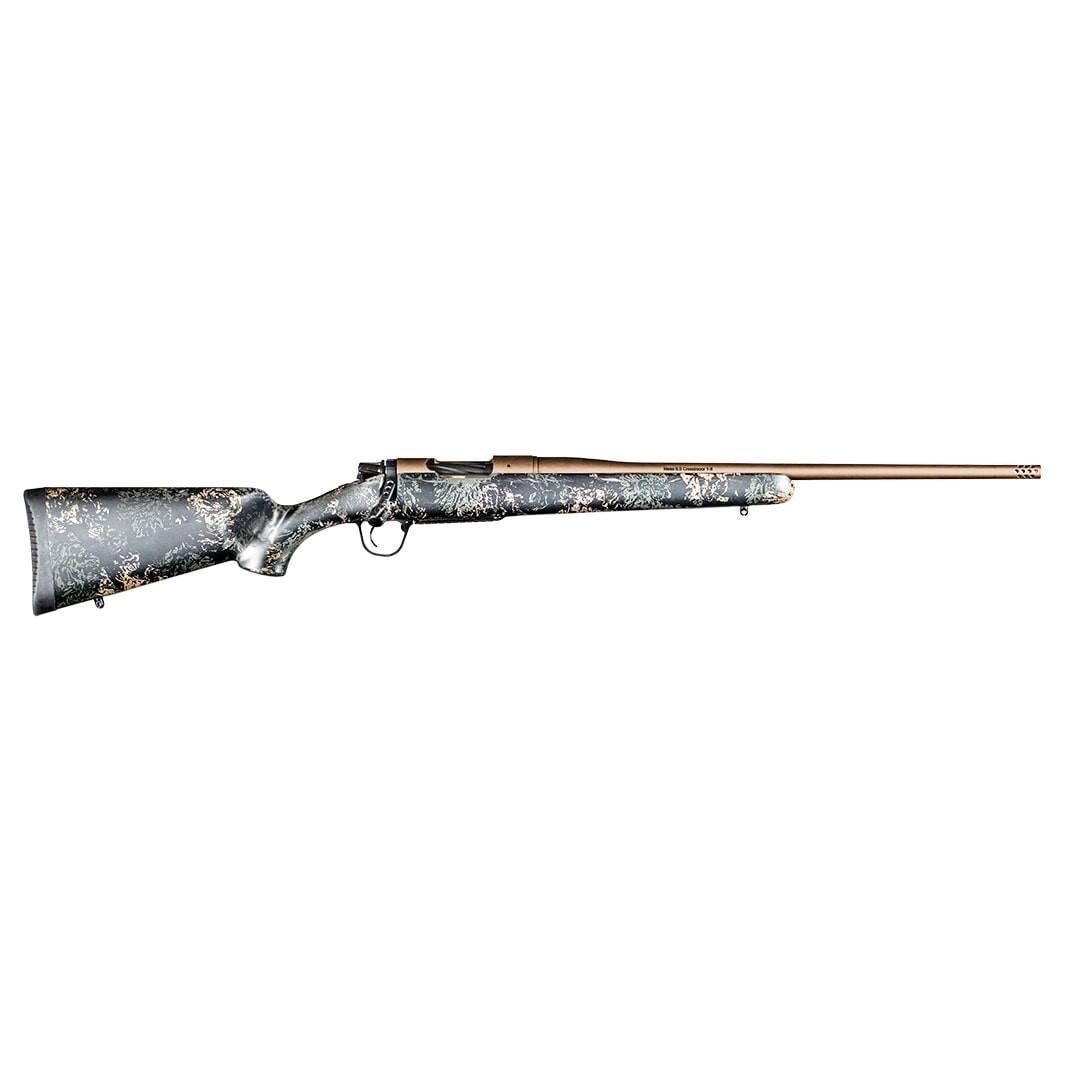 Christensen Arms Mesa FFT Rifle 7mm PRC 4rd 22" Burnt Bronze Barrel Carbon Stock with Green and Tan Accents