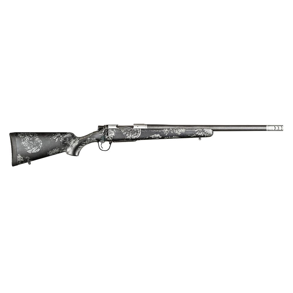 Christensen Arms Ridgeline FFT Rifle 22 Creedmoor 4rd Capacity 20" Threaded Carbon Fiber Barrel Natural Stainless w/Gray Accents Stock