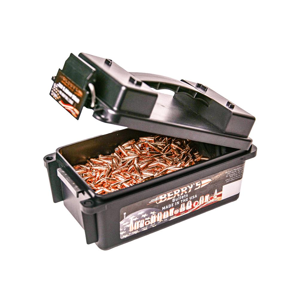 Berry's Rifle Bullets .223/5.56mm .224" 62 gr FMJ-BT 1500/ct