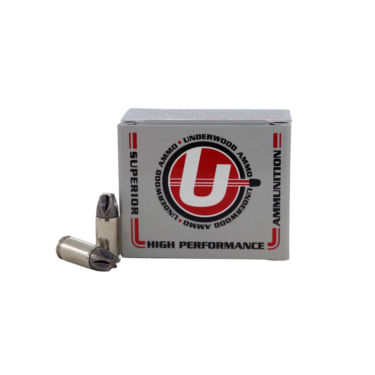 Underwood Defensive Handgun Ammunition 9mm Luger 68gr Solid 1700 fps 20/ct